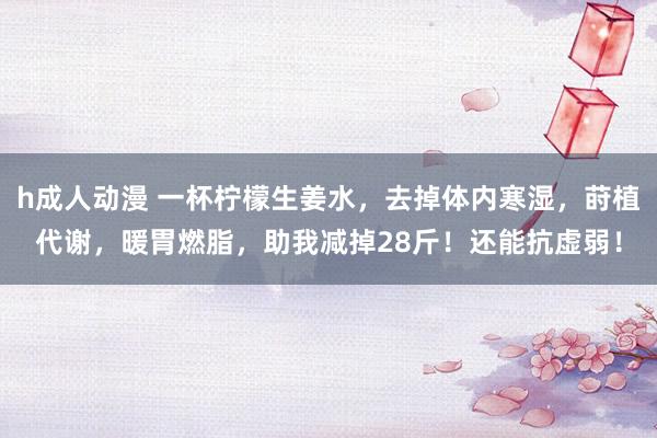 h成人动漫 一杯柠檬生姜水，去掉体内寒湿，莳植代谢，暖胃燃脂，助我减掉28斤！还能抗虚弱！